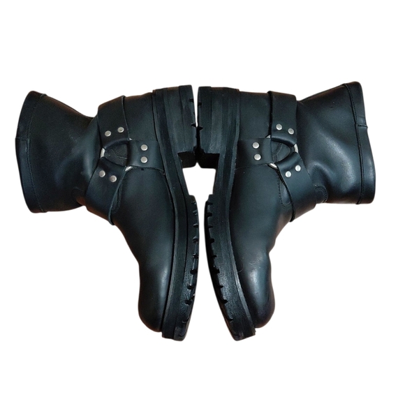 Durango Men's Motorcycle Boots Black Harness Biker Boots Size 12 E - Picture 3 of 13
